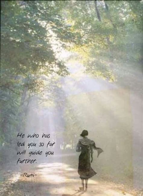 he has guided me .